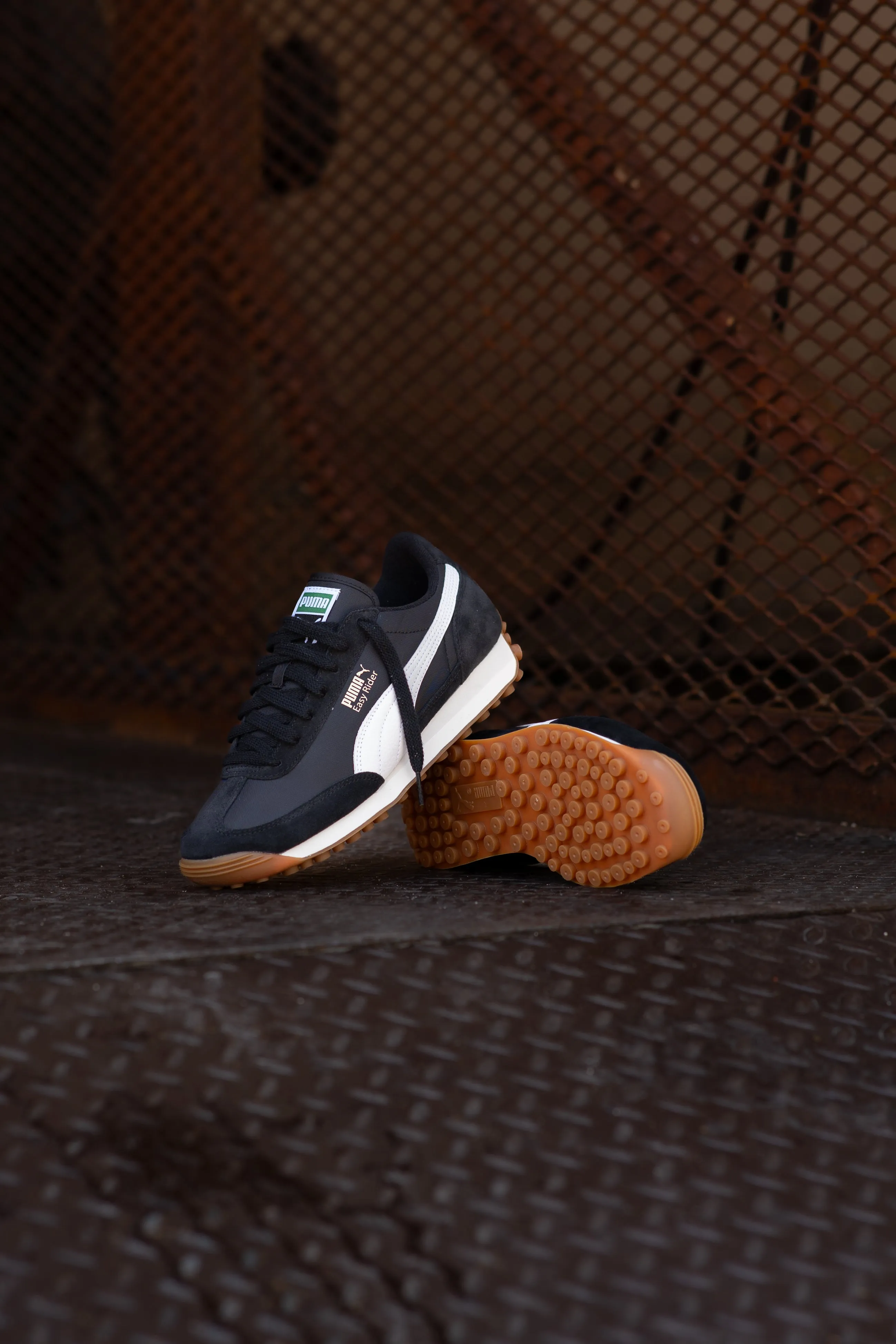 Mens Puma Easy Rider Vintage (Puma Black/Puma White)