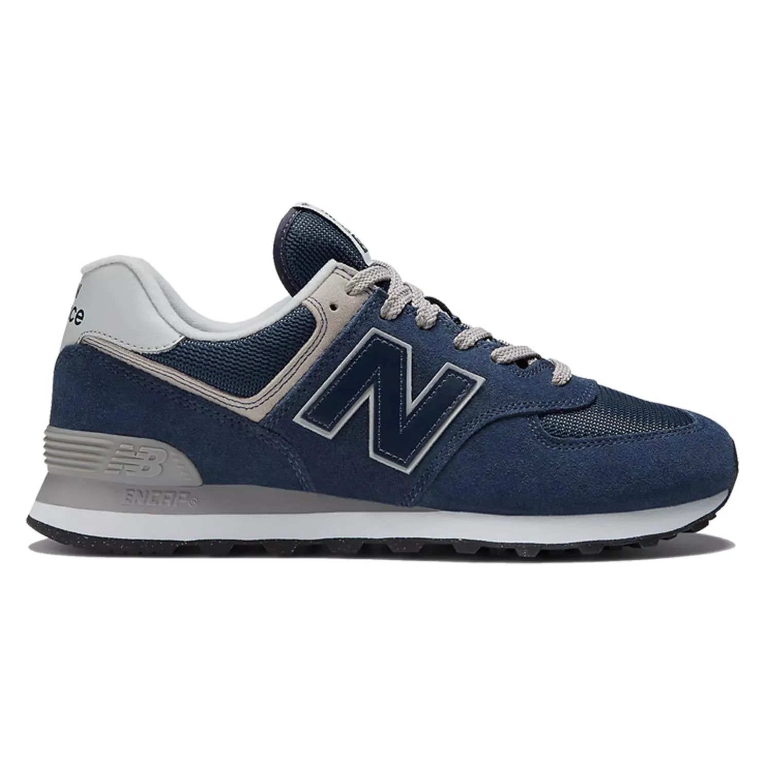 Men's Wide Fit New Balance  ML574EVN Running Trainers - Exclusive - Navy ENCAP