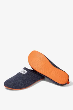 Mercredy Slipper Navy/Orange - Womens