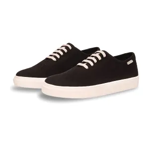 Minimal Black Mens Sneaker Lace Up