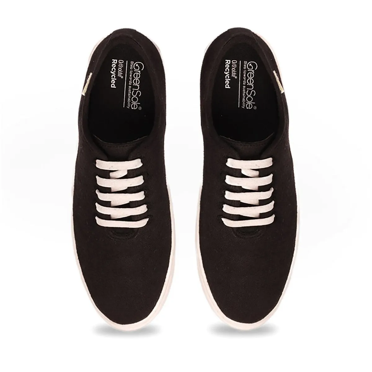 Minimal Black Mens Sneaker Lace Up