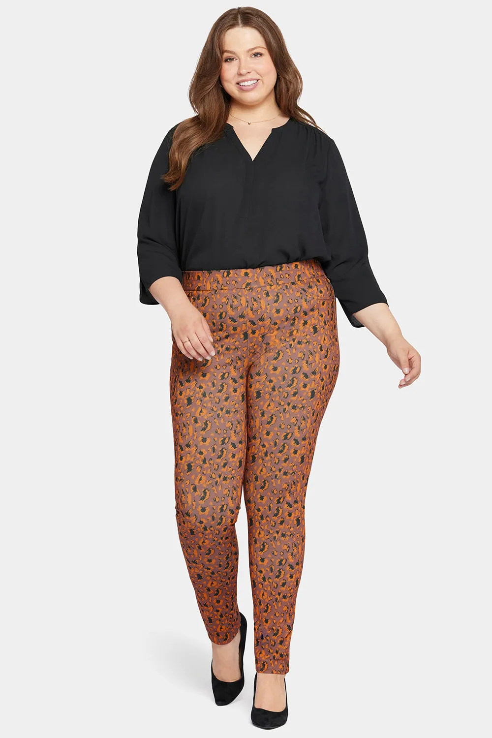 Modern Legging Pants In Plus Size - Caramel Cat