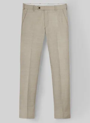 Napolean Melange Khaki Wool Pants