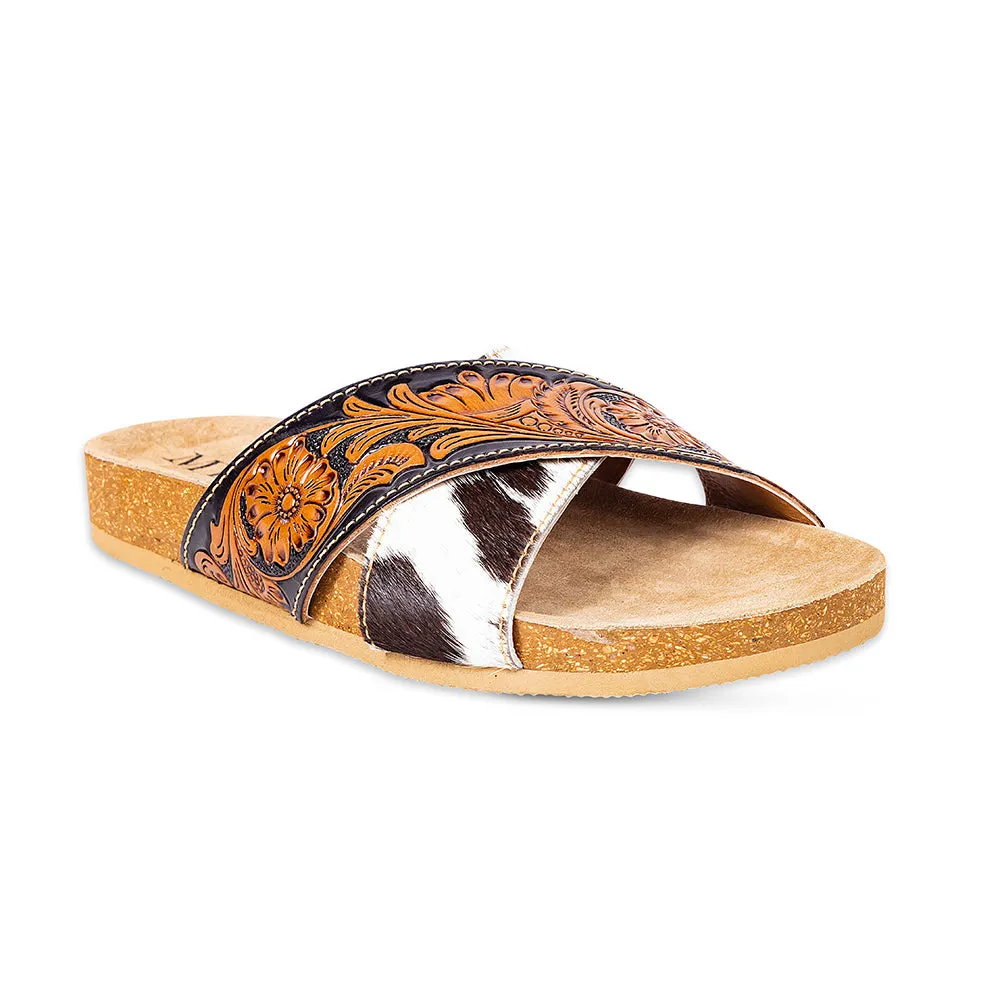 Nevada Hand-Tooled Sandals