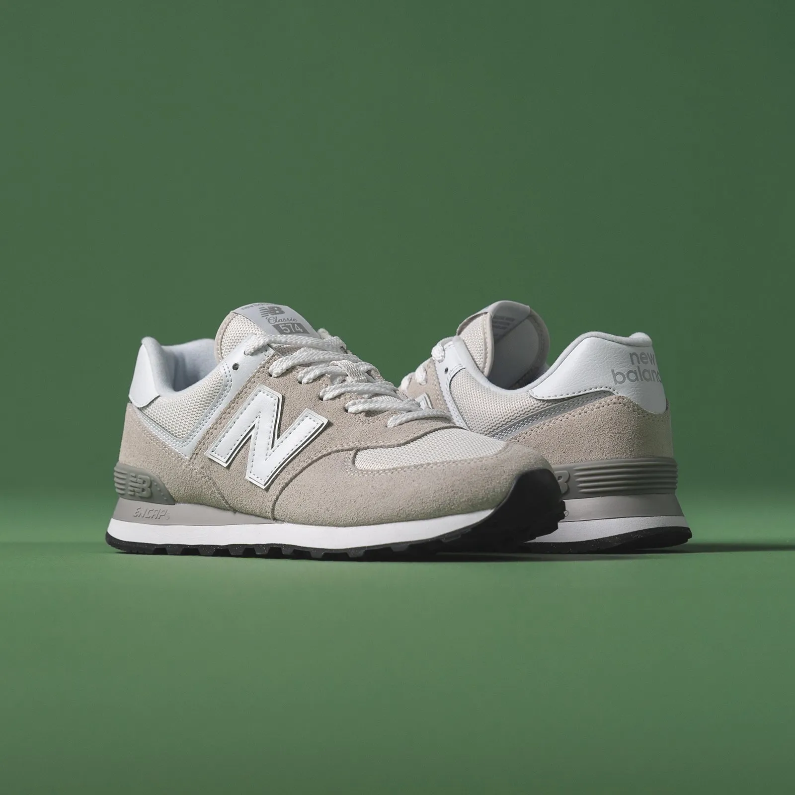 New Balance 574 Sneaker (Men) - Nimbus Cloud/White