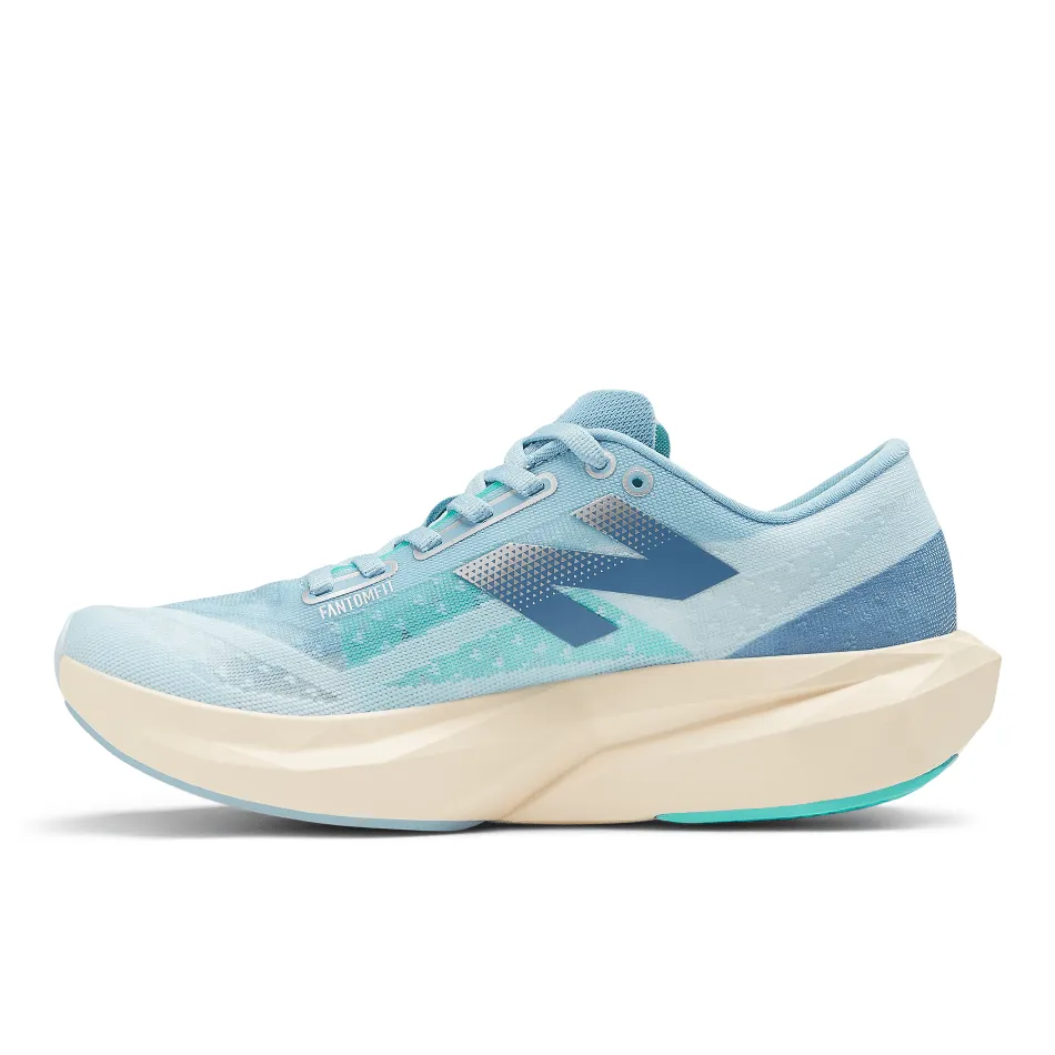 New Balance Women's Fuelcell Rebel v4 Running Shoes in Quarry Blue AW24