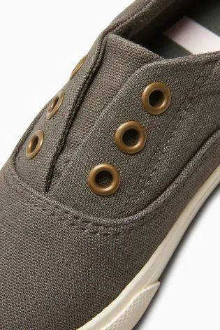 Next Khaki Laceless Baby Boys Shoes