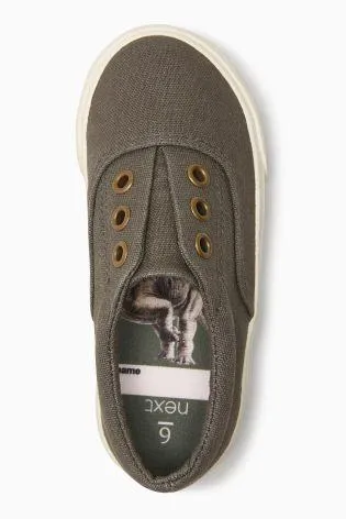 Next Khaki Laceless Baby Boys Shoes