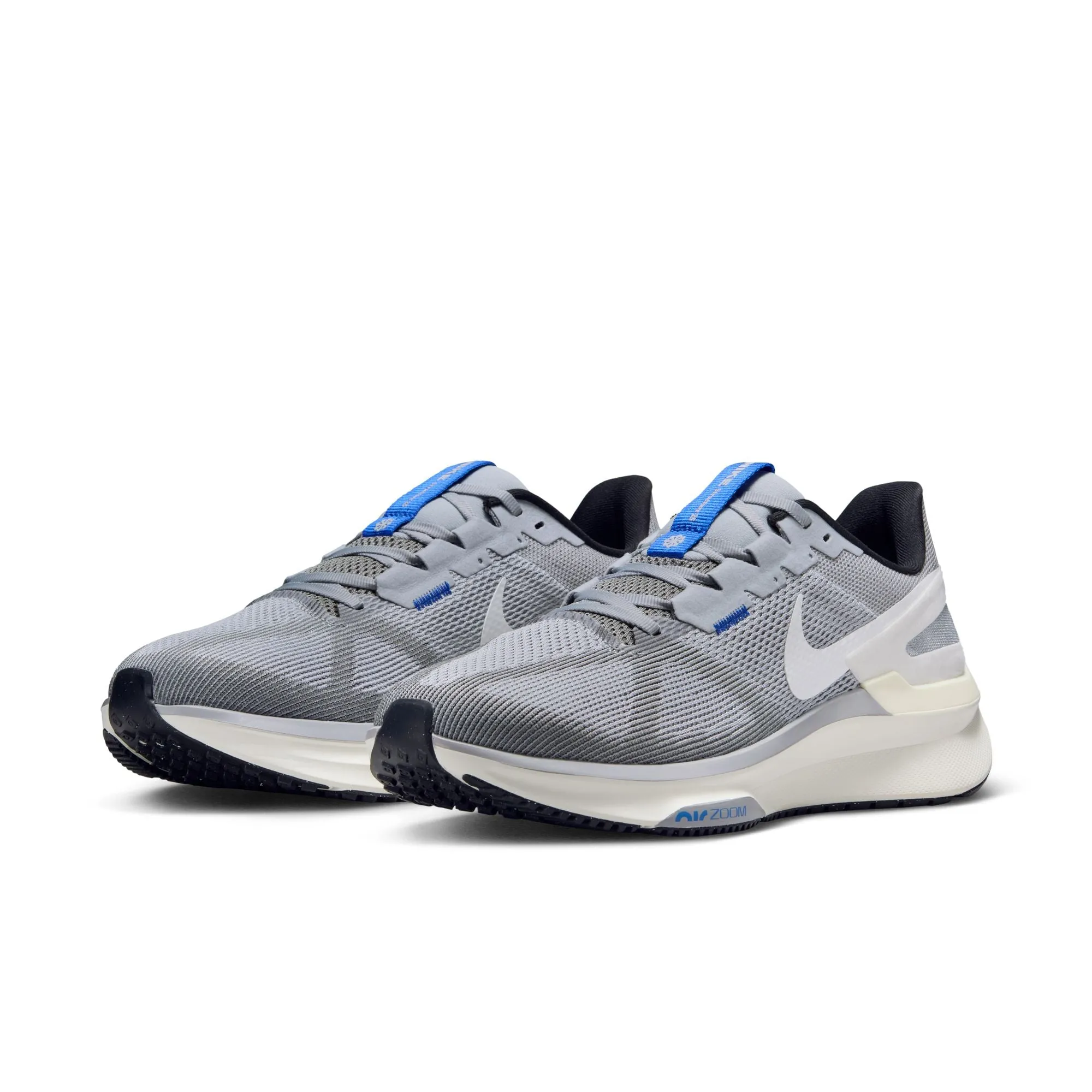 Nike Men's Air Zoom Structure 25 Running Shoes Smoke Grey / White / Wolf Grey / Sail