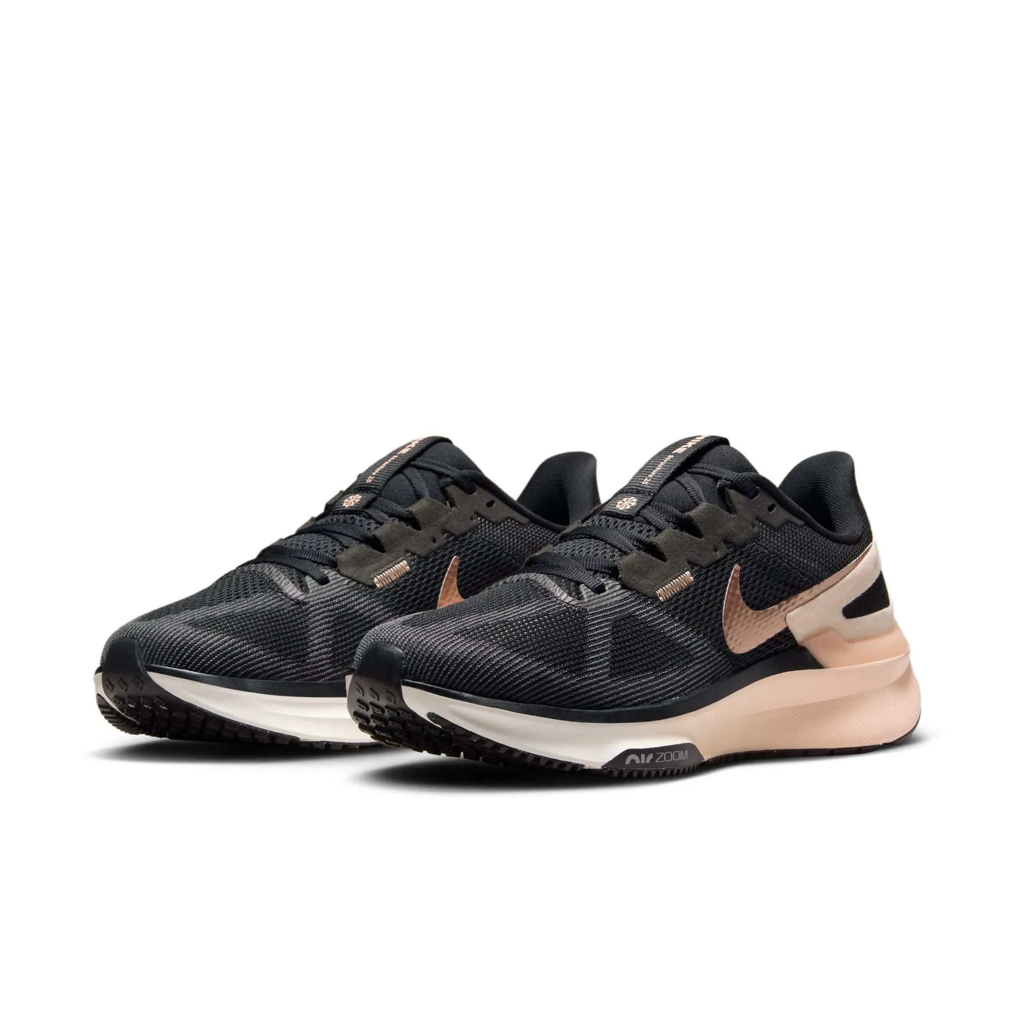 Nike Structure 25 Women's - Black/Metallic Red Bronze-Crimson Red