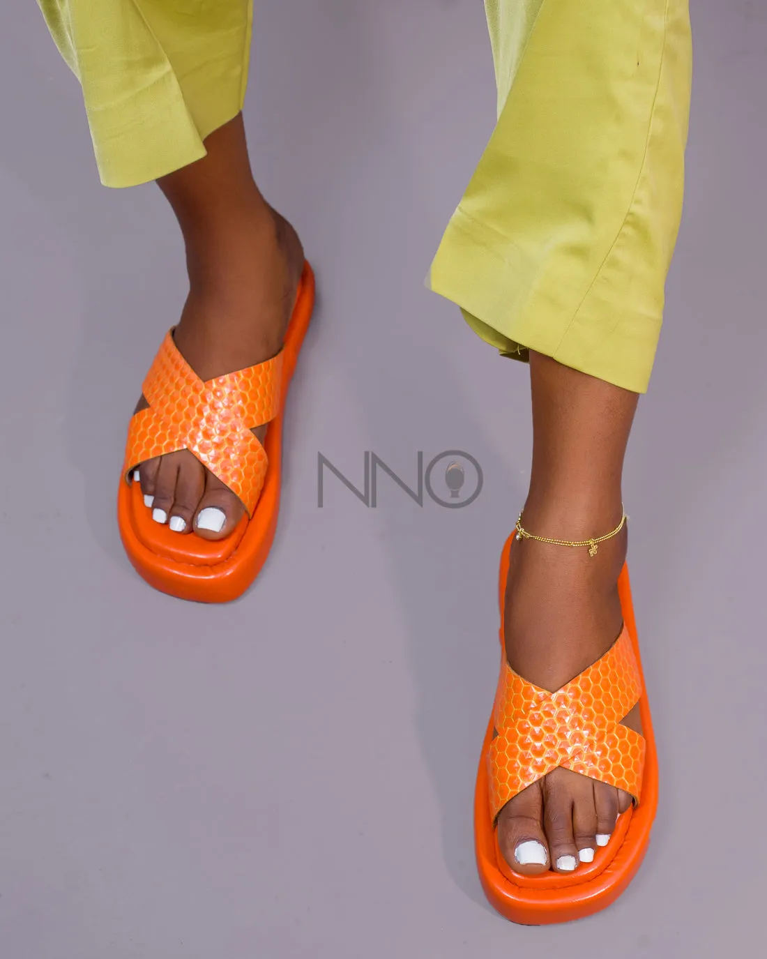 N.N.O KECH Simple cross-platform slippers for women