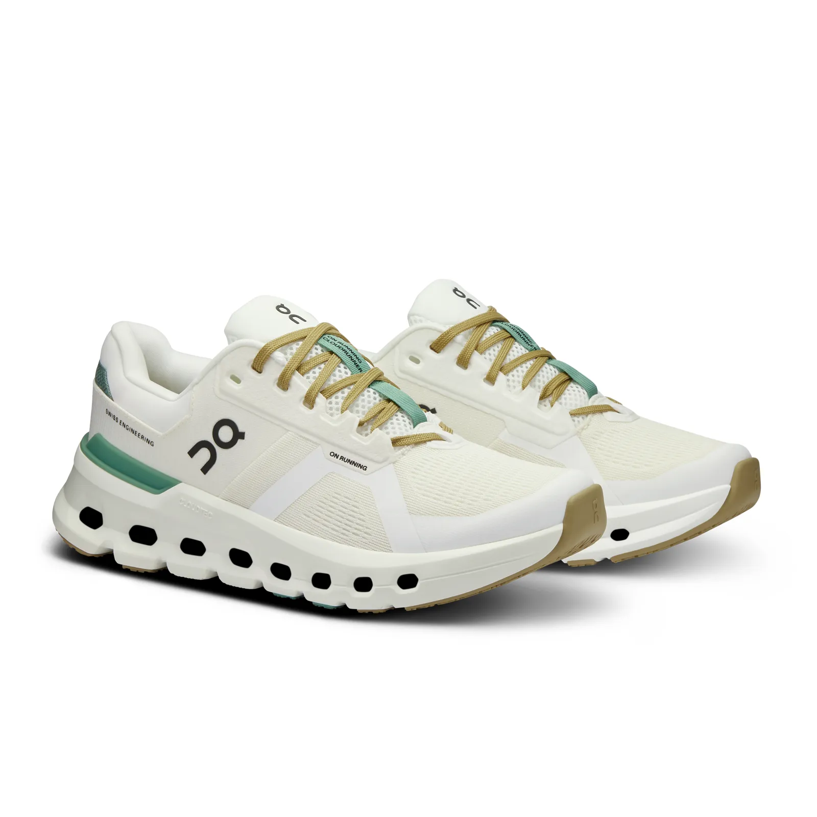 On Running Cloudrunner 2 Running Shoe (Women) - Undyed/Green