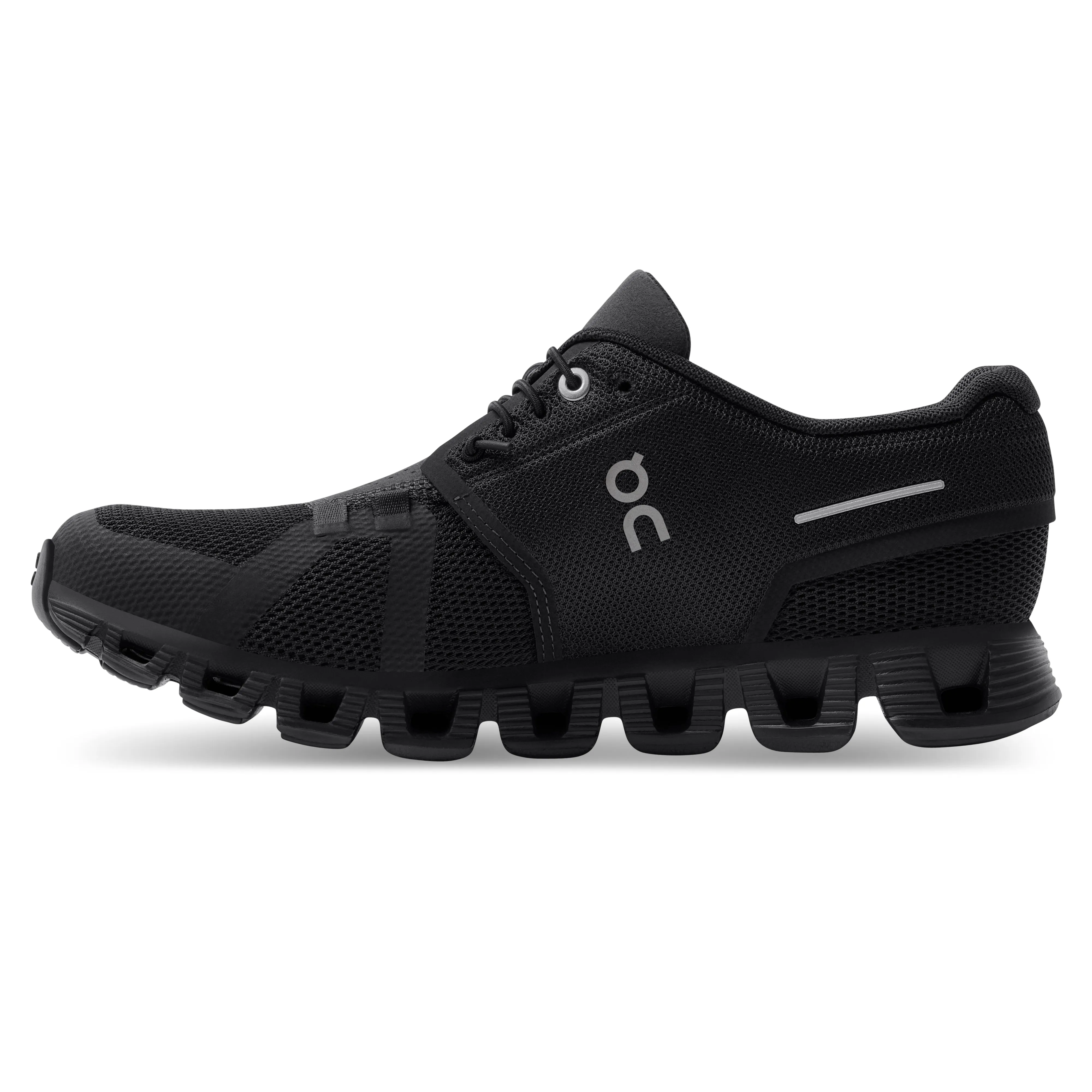 On Running Women's Cloud 5 Running Shoe in All Black