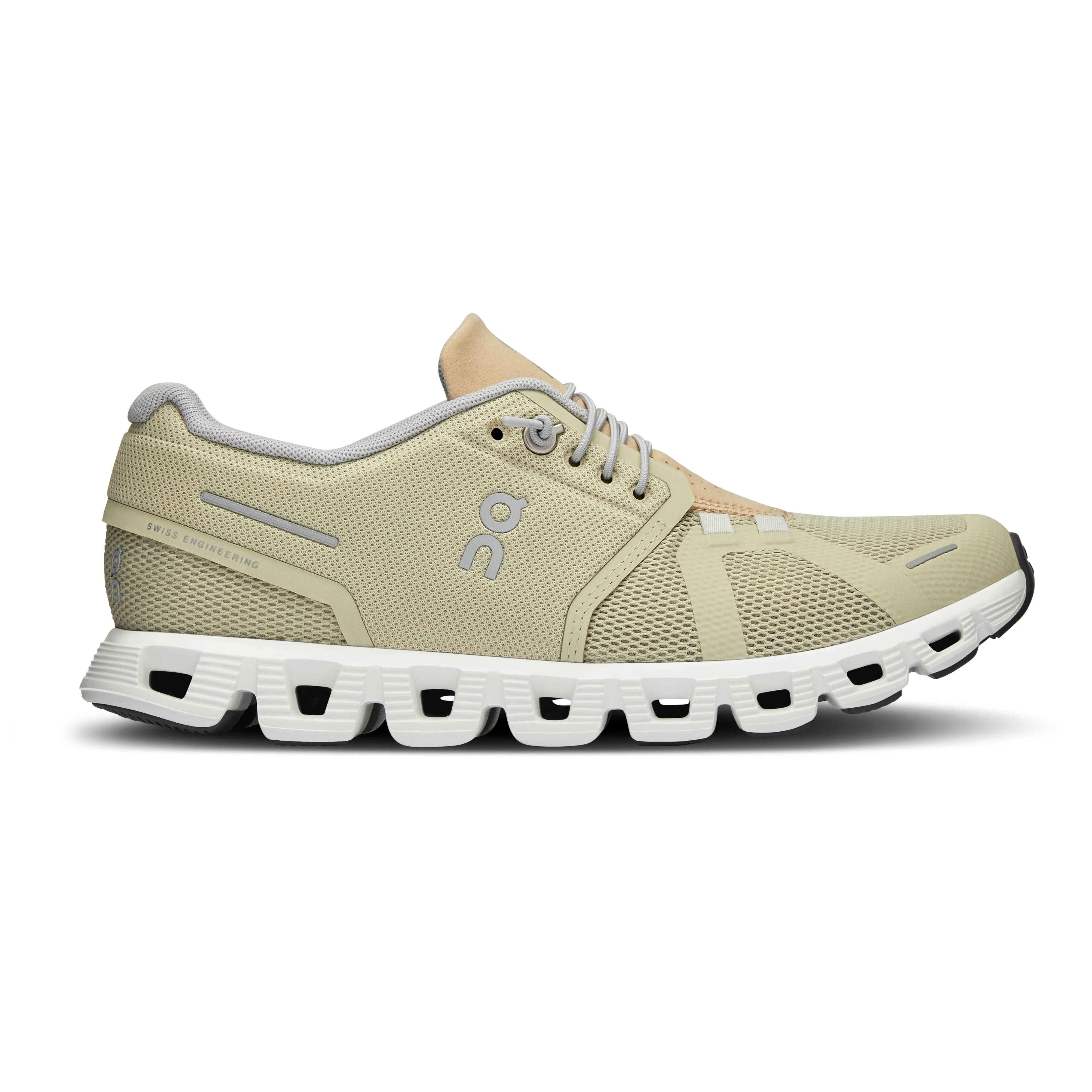 On Running Women's Cloud 5 Shoes - Haze / Sand