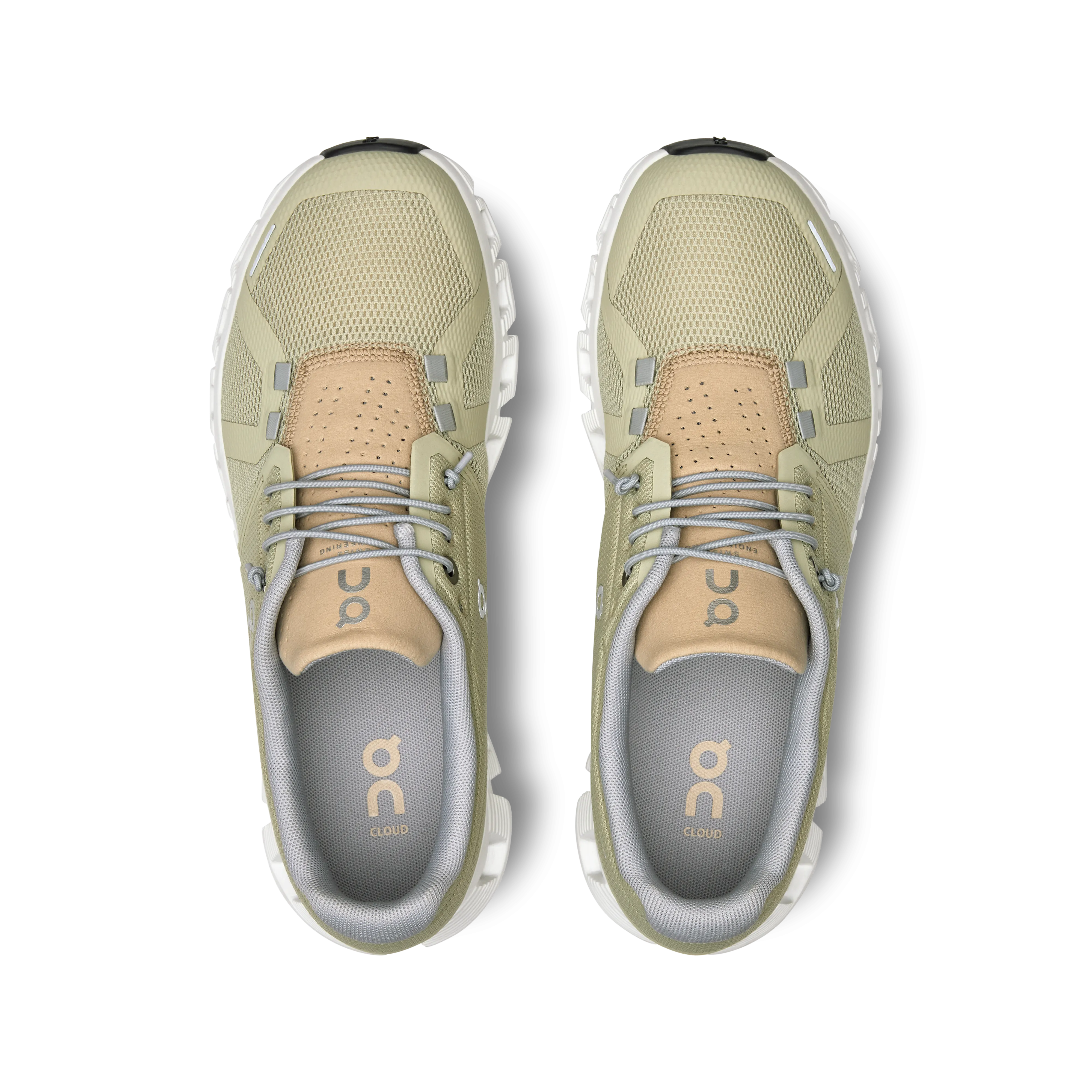 On Running Women's Cloud 5 Shoes - Haze / Sand