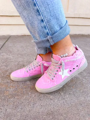 Paulina High Top Sneakers - Pink