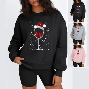 PEOPLETERRITORY New Hot Trade New Autumn New  Women's Clothing  Christmas Versatile Long Sleeve Sweater Women