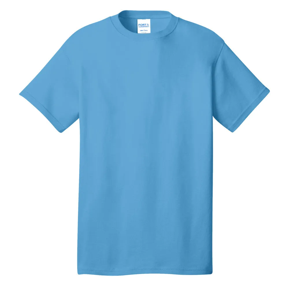 Port & Company® Core Cotton Tee - Aquatic Blue