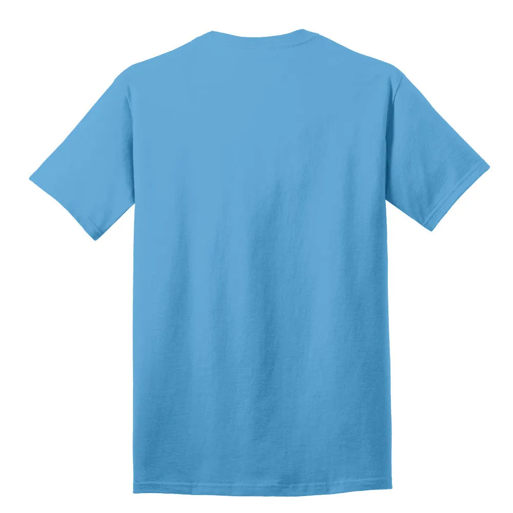 Port & Company® Core Cotton Tee - Aquatic Blue