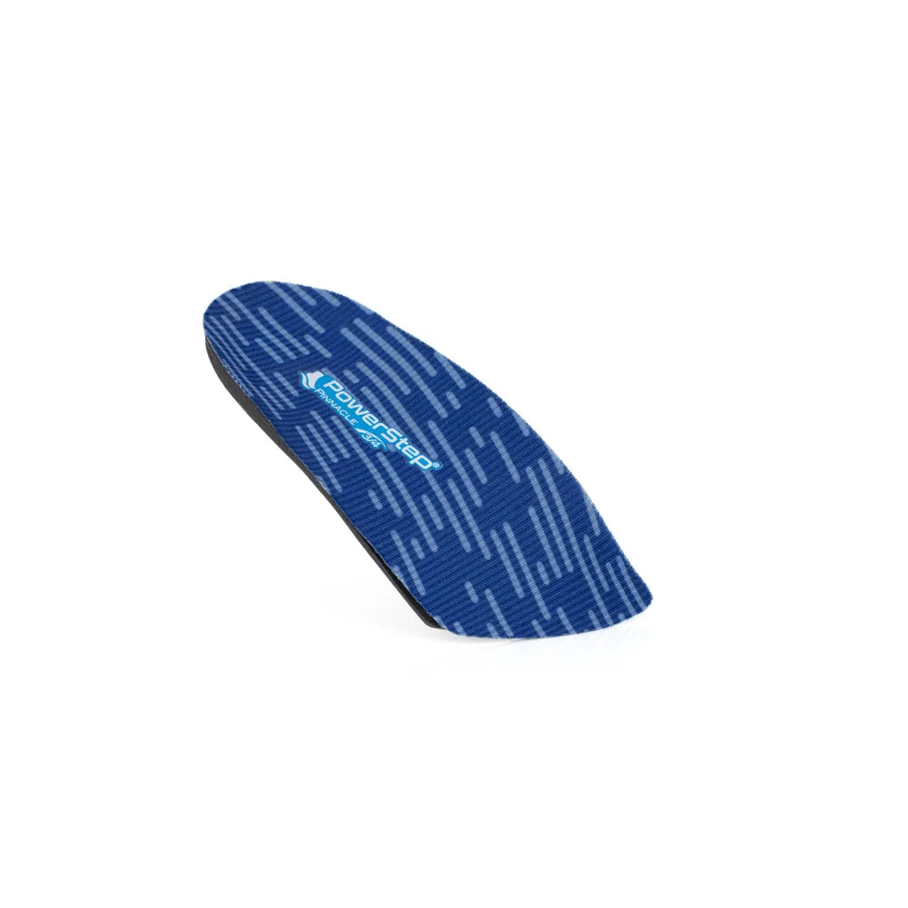 PowerStep Pinnacle 3/4 Insoles | Arch Pain Relief Orthotic for Tight Shoes