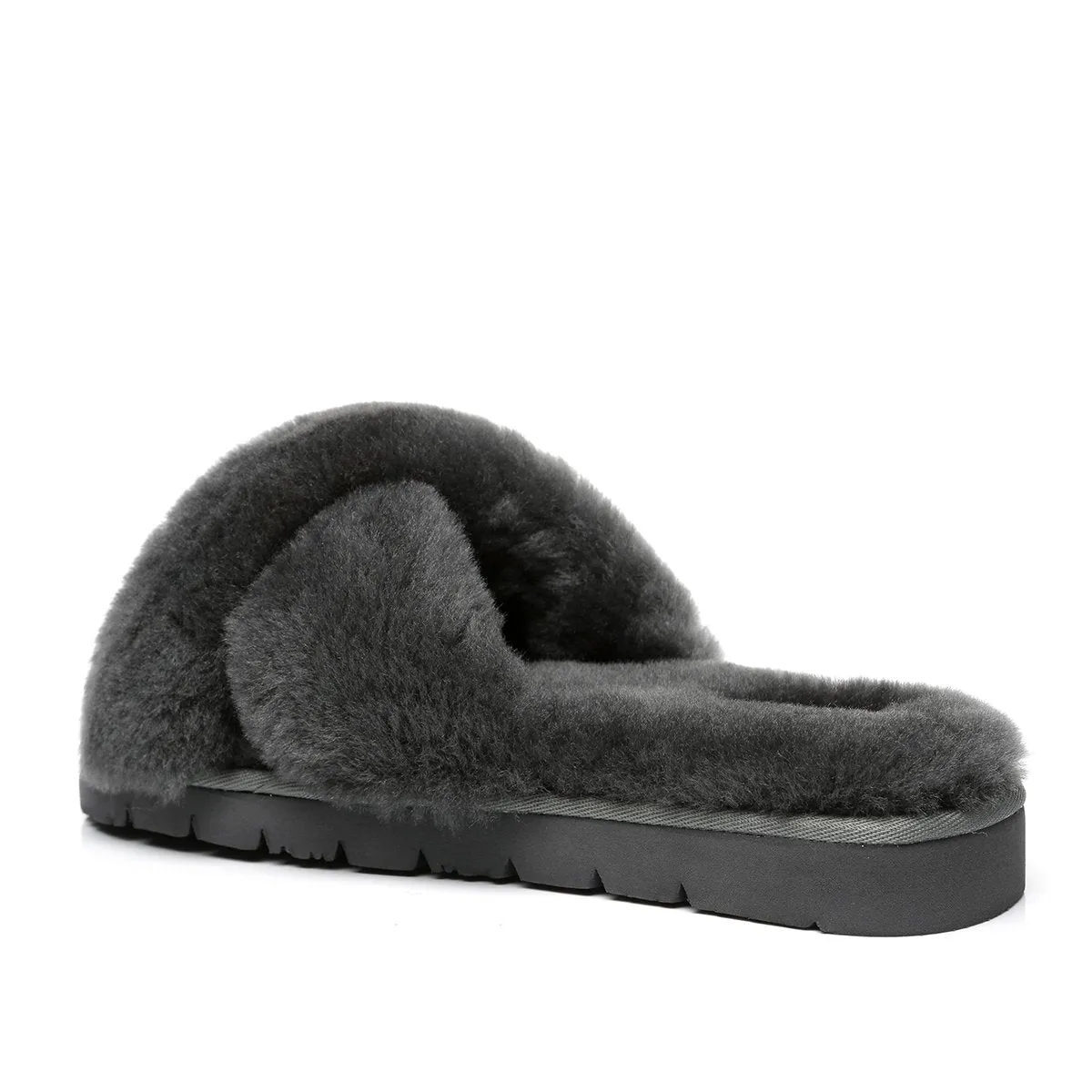 Premium Cross Fluff Ultra Comfort Sole UGG Slippers