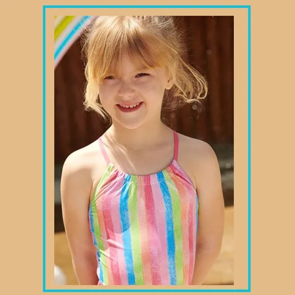 Rainbow Stripes Swimsuit