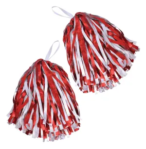 Red/White Pom Poms