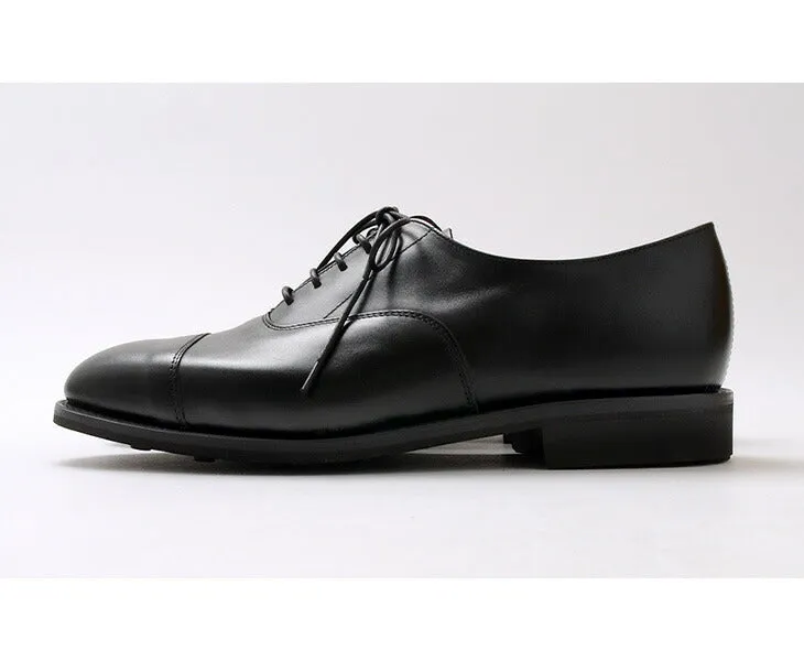 SANDERS / Cap Toe Oxford Leather Shoes - Exclusive Model