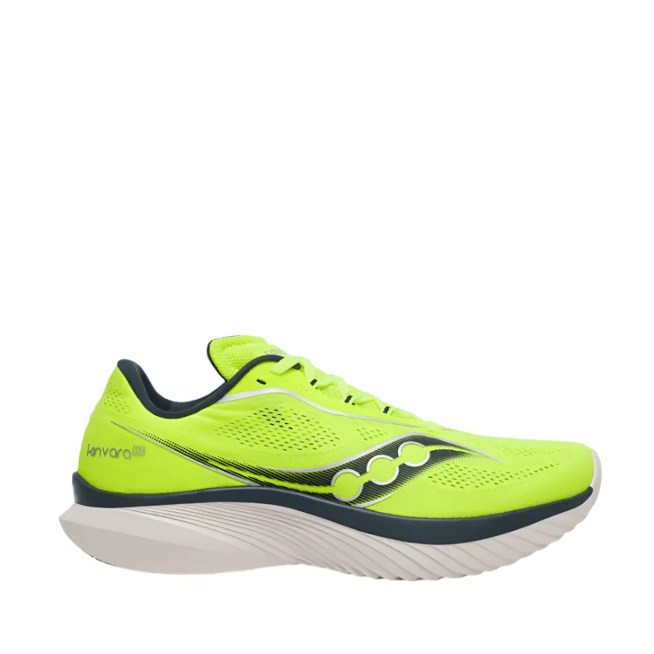 Saucony Kinvara 15 Men's Running Shoes Citron/Navy AW24