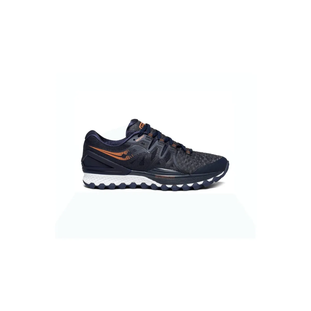 Saucony Xodus ISO 2 Shoes Navy blue and copper Man SS18