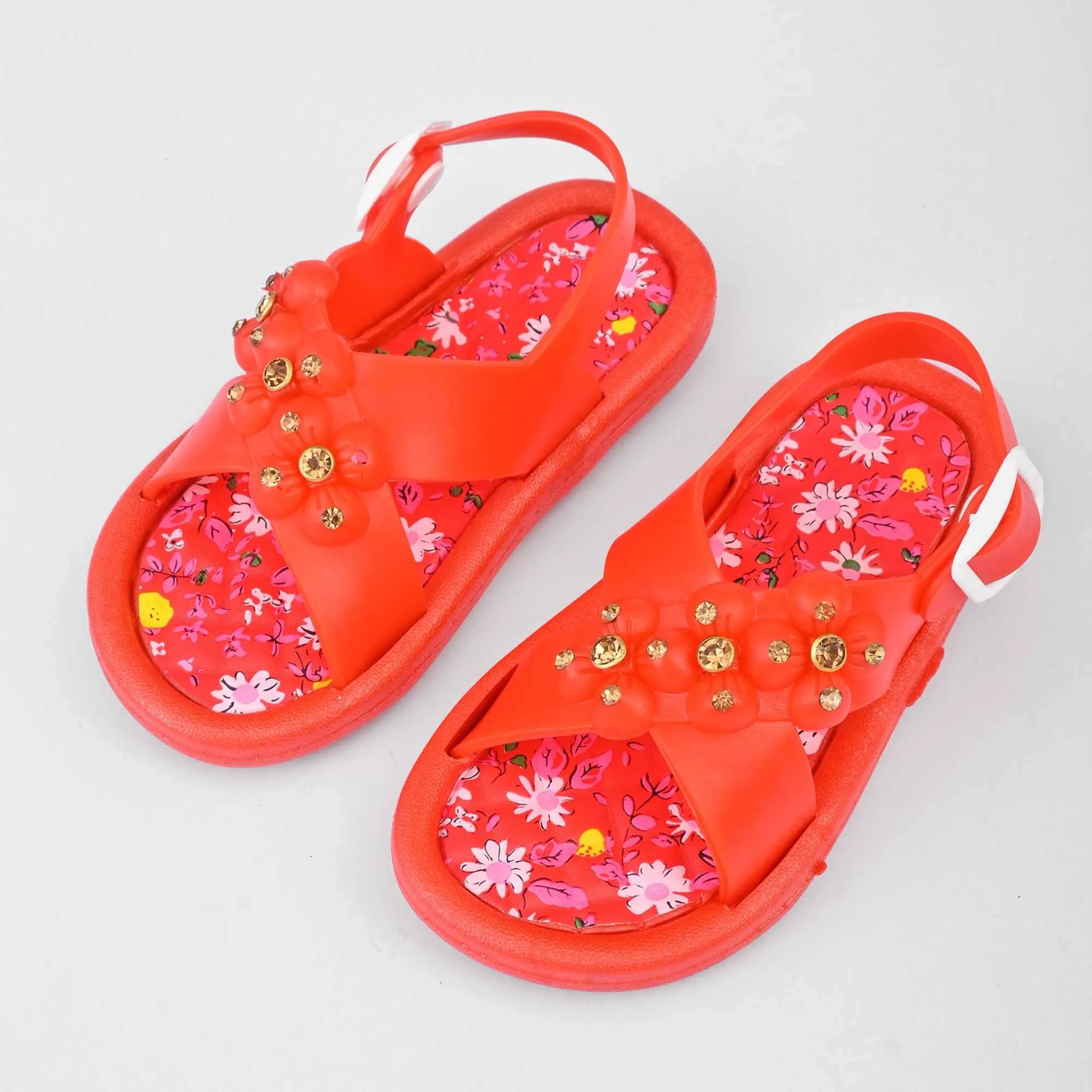 Seven Eleven Girl's Cross Over Style Comfort Sandals