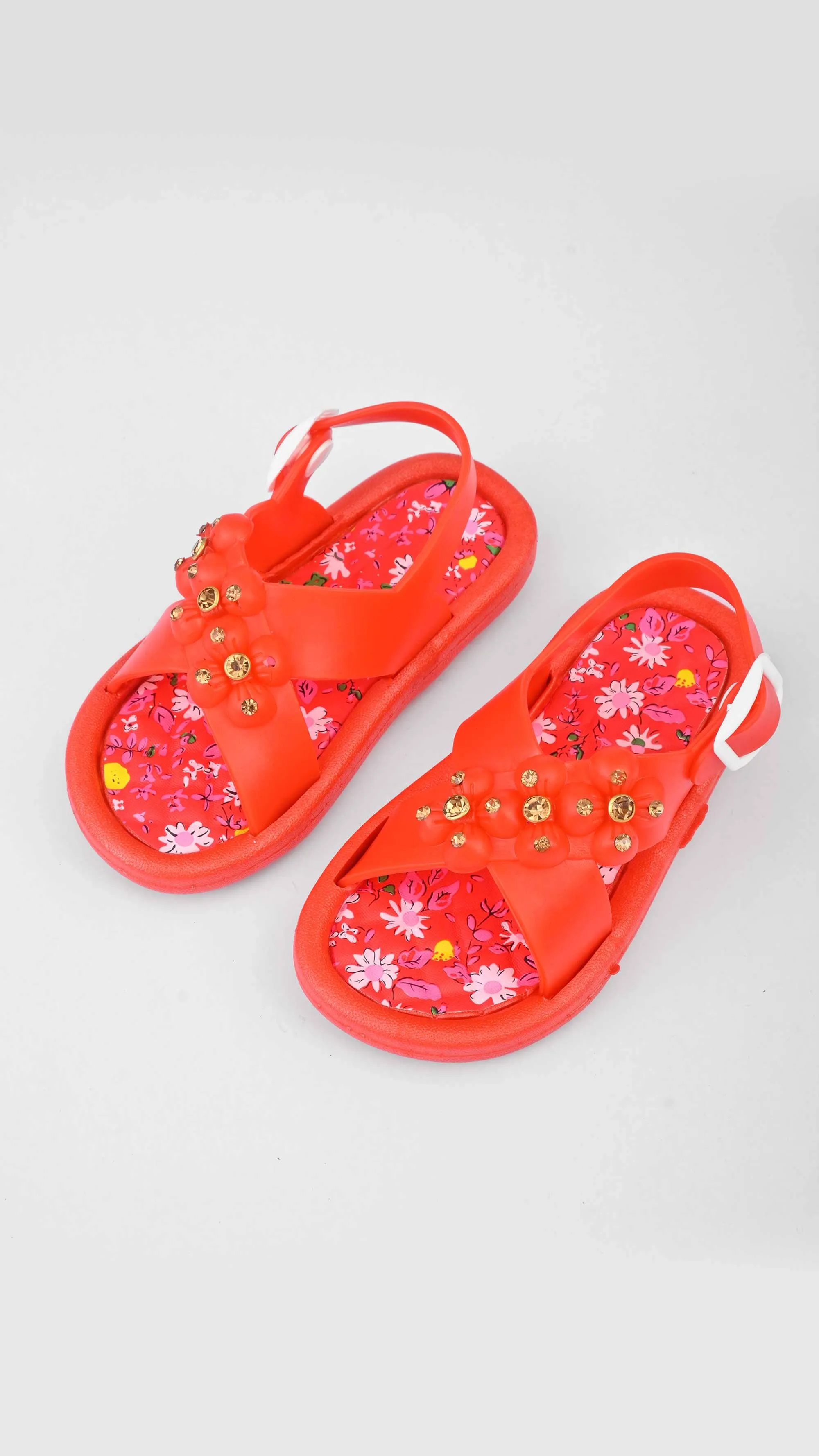 Seven Eleven Girl's Cross Over Style Comfort Sandals