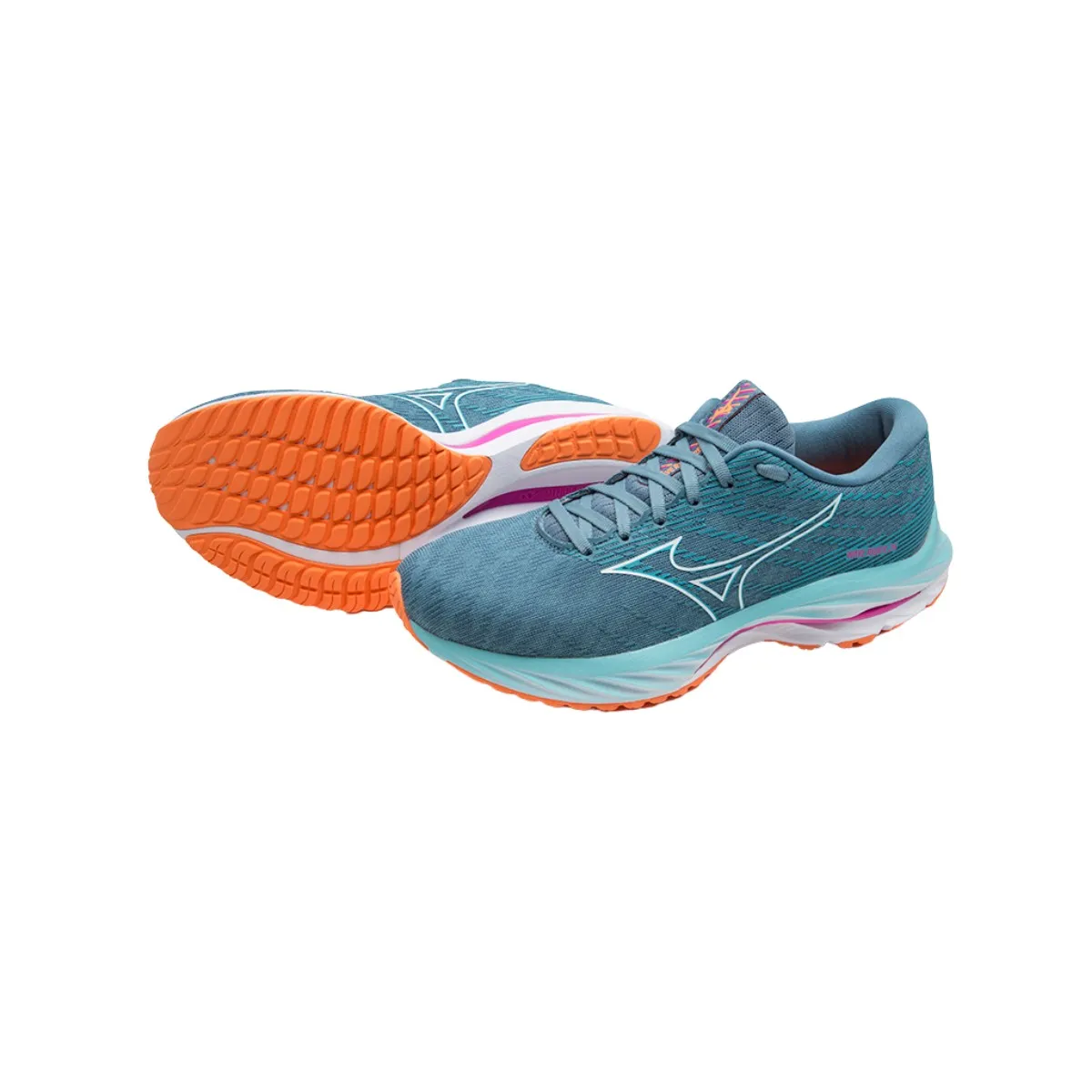 Shoes Mizuno Wave Rider 26 Blue Orange  Women