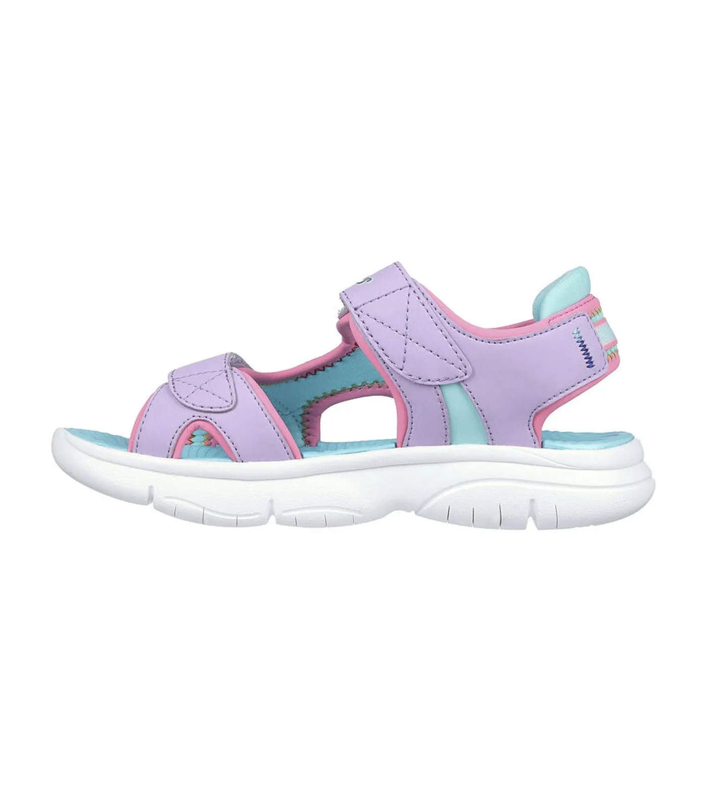 Skechers Flex Splash Sandals - Lavender/Turquoise