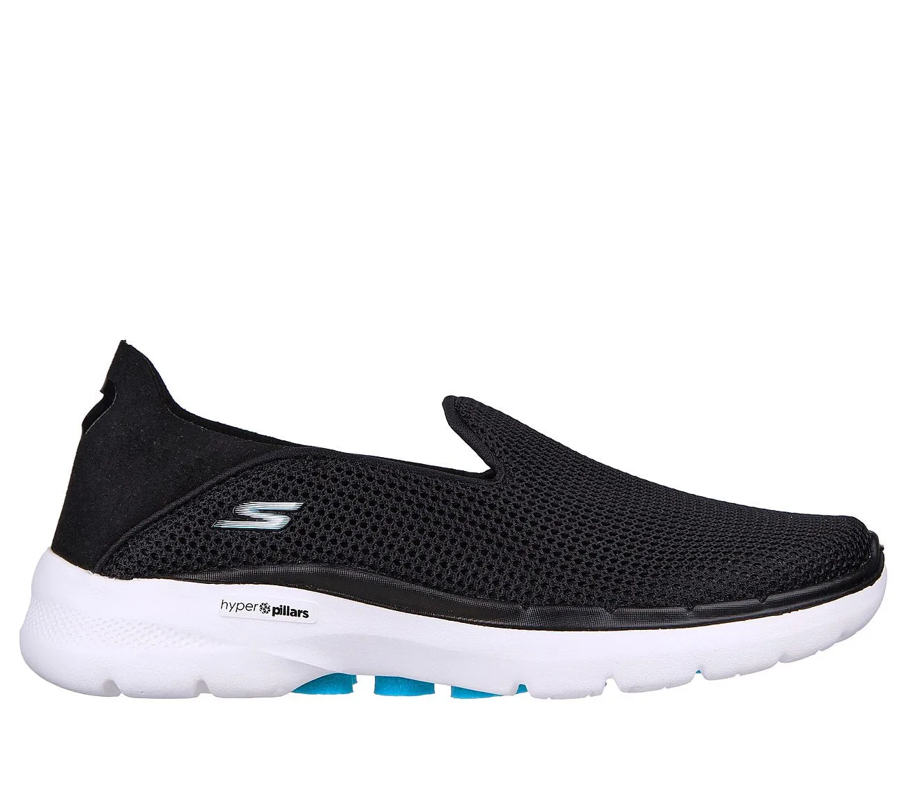 SKECHERS GO WALK 6  - 124553 - BKAQ