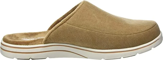 Skechers Go Walk Arch Fit Lounge Wheat Slip On Indoor Outdoor Athletic Slippers