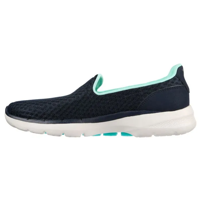 Skechers Walking Shoes Go Walk 6 Big Splash Navy Slip on