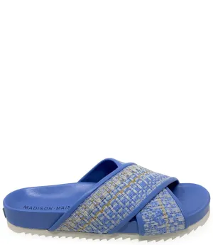 Sky Blue Cross Sandal