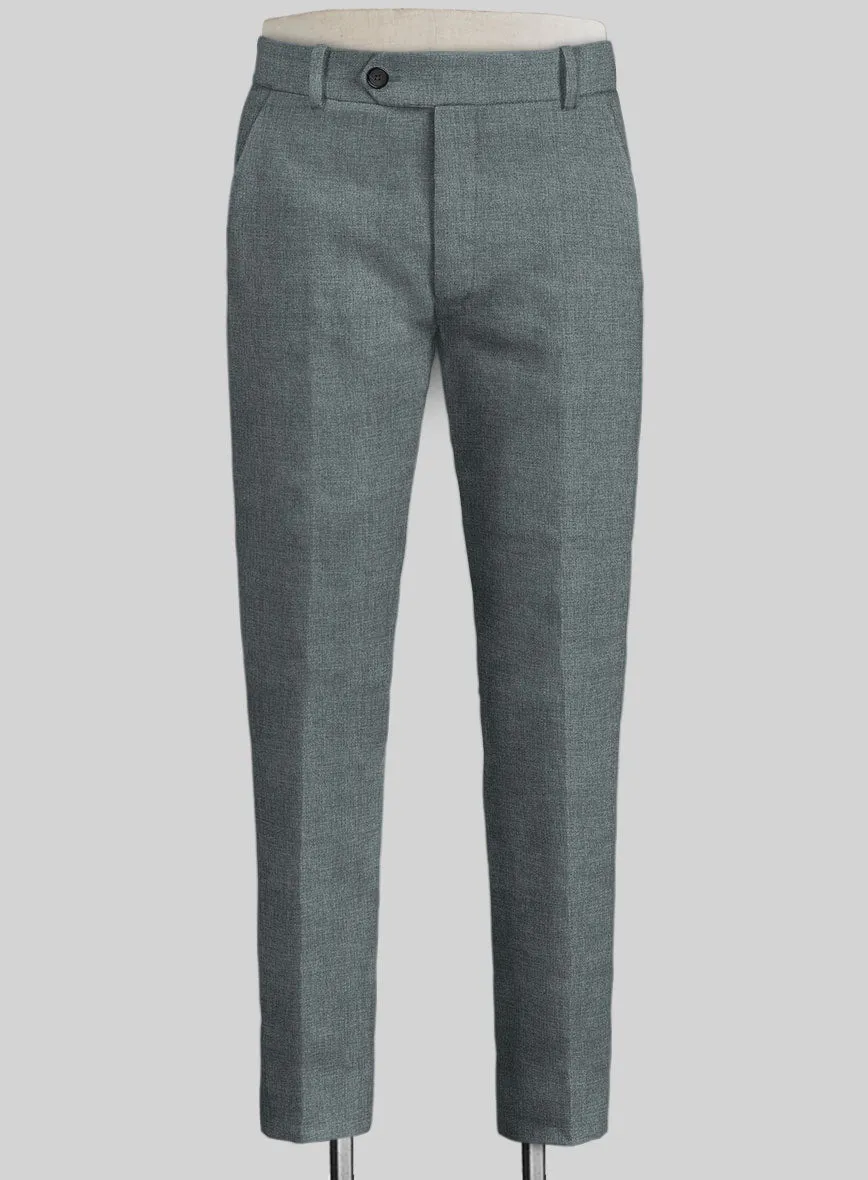 Solbiati Stone Gray Linen Pants