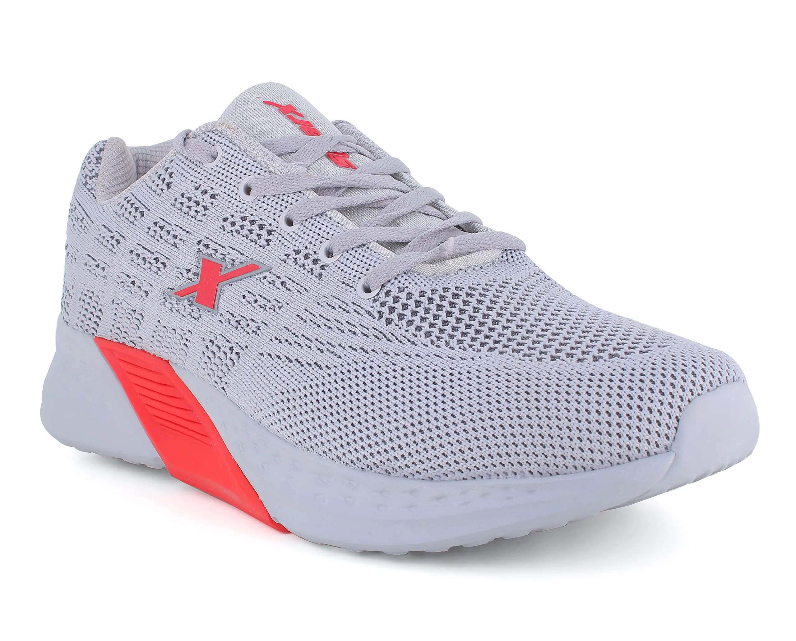 Sparx Mens Lt.Greyred Running Shoe