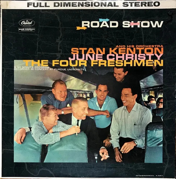 Stan Kenton And His Orchestra, June Christy, The Four Freshmen - Road Show (2xLP) (NM or M-)