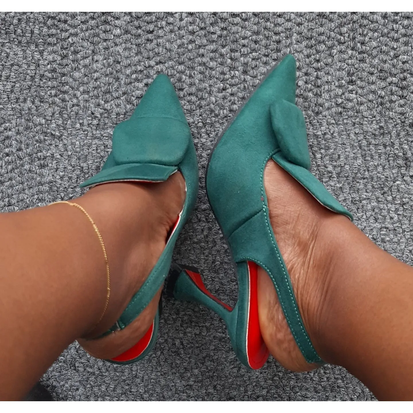 Suede Stiletto Shoes