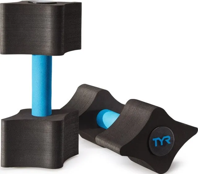 Tyr Unisex Swimming Laqdmb-011 Aquatic Resist Dbell Black/Blue Dumbbell