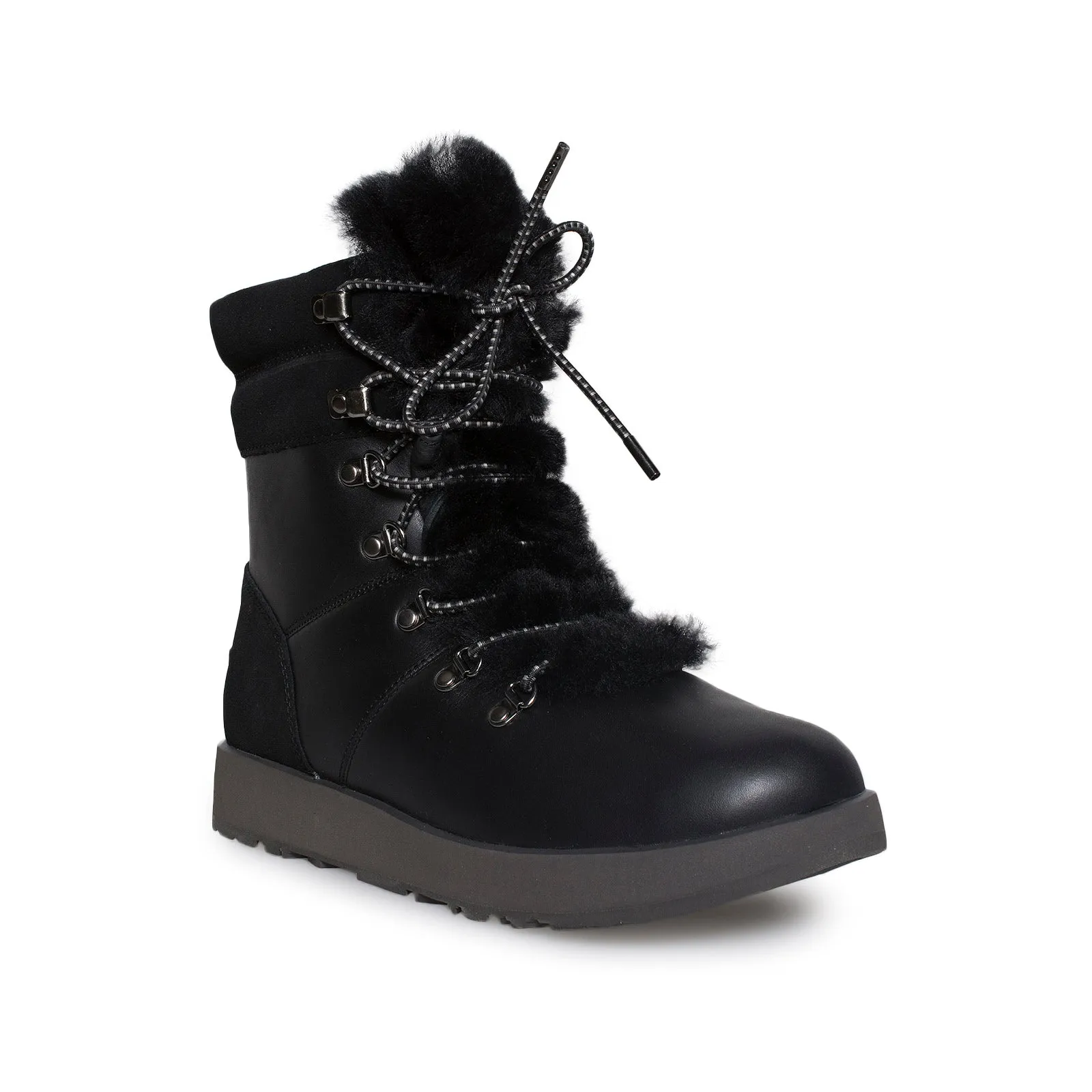 UGG Viki Waterproof Black Boots - Women's