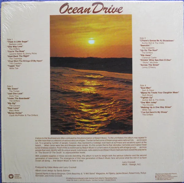 Various - Ocean Drive Volume I (2xLP, Comp) (NM or M-)