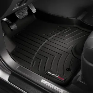 Weathertech® • 4415501 • FloorLiner • Molded Floor Liners • Black • First Row • Volkswagen Atlas Cross Sport 20-22