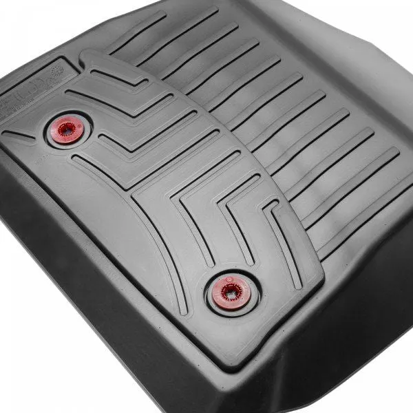 Weathertech® • 4417072 • FloorLiner • Molded Floor Liners • Black • Rear • Toyota Corolla Cross (AWD) 22