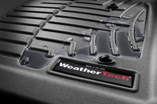 Weathertech® • 4417072 • FloorLiner • Molded Floor Liners • Black • Rear • Toyota Corolla Cross (AWD) 22