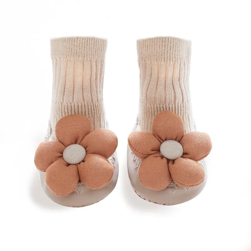 Winter Baby Floor/ Leather Soles Toddler Socks Shoes For 0-3 Years