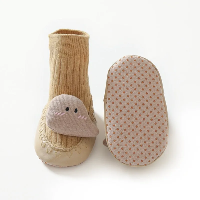 Winter Baby Floor/ Leather Soles Toddler Socks Shoes For 0-3 Years